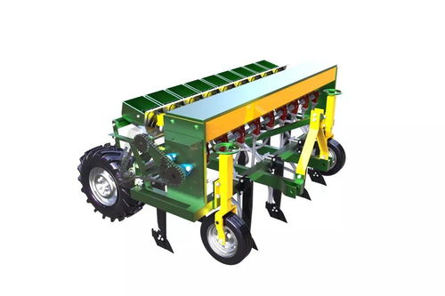 农业机械 dsr machine水稻种植机3d模型图纸